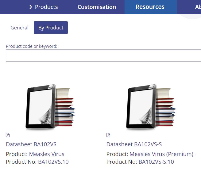 PDF resource download area